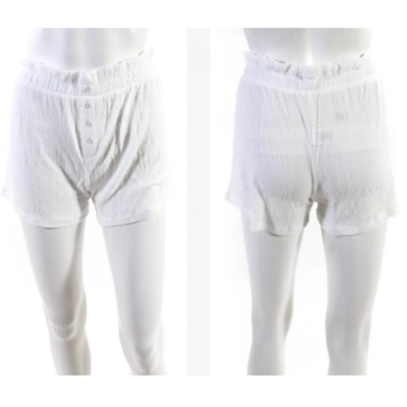 YOU SAY | M | Henley Ruffle Tank Gauze Top Bottom Button Stretch Pajama Set NWT - Picture 6 of 16